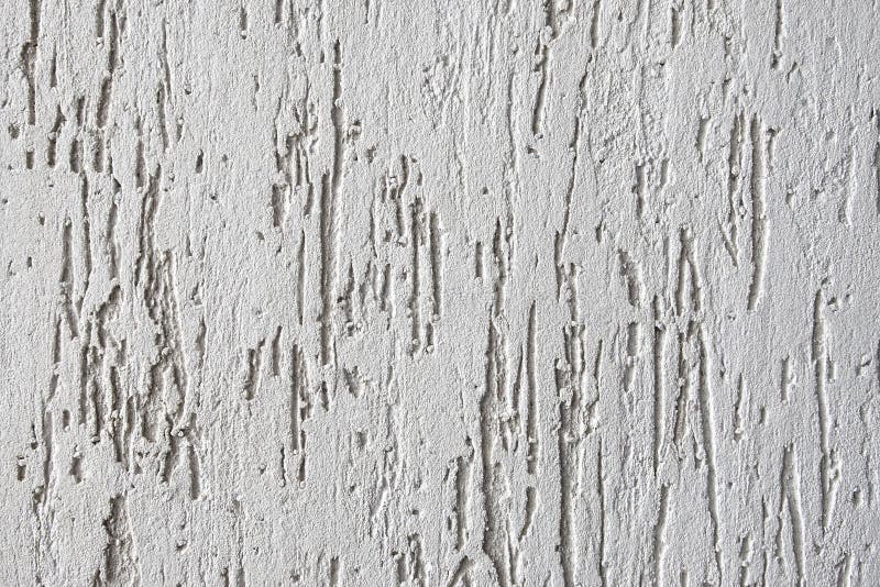 Background plastered wall bark beetle, uneven surface cement gray.  stock image